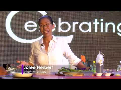 Jo Lee Herbert of HerbWai Honey on Cup of Joe Caribbean's Flavours at Fiesta